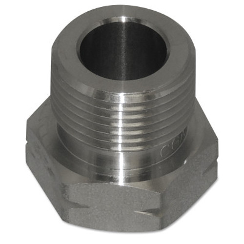 Western Enterprises Regulator Inlet Nuts, Acetylene (POL), Stainless Steel, CGA-510, 1 EA, #SS152