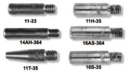Esab Welding Heavy Duty Contact Tip, 0.144 in Tip, TW 15H-18, 1 EA, #15H18