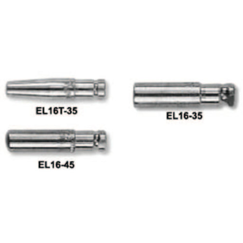 Esab Welding Eliminator Style Contact Tip, 0.03 in Wire, 0.038 in Tip, Standard, 25 PKG, #EL1630