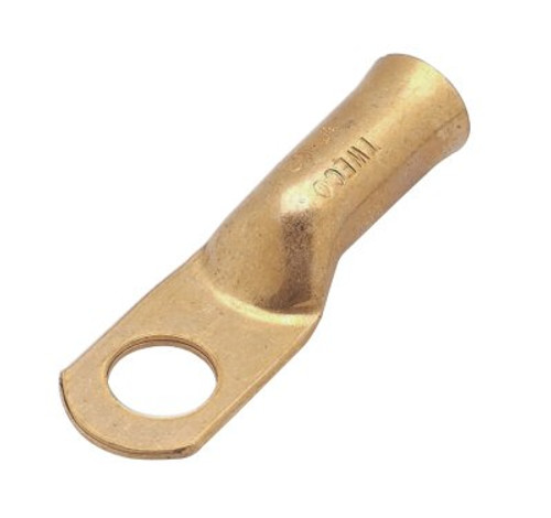 Esab Welding TwecoLug Crimp/Solder Lug, Cable Connector, 4-6 Cap., T-46, 1 EA, #T46