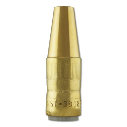 Bernard Centerfire Nozzles, 1/8 in Tip Recess, 3/8 in Bore, For Q-Gun, Brass, 1 EA, #NST3818B