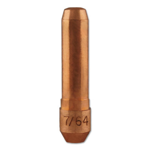 Bernard Centerfire Contact Tips, 7/64 in Tip ID, 1.5 in Long, Non-Threaded, Tapered Base, 1 EA, #T109