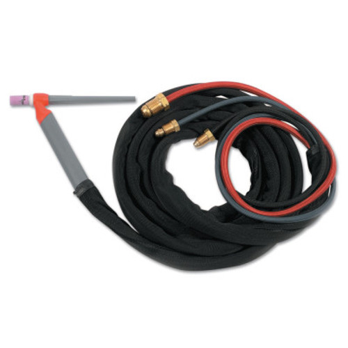 WeldCraft TIG Torch Water Cooled Kit, Angled Head, 12.5 ft Cable, 1 EA, #CS31012