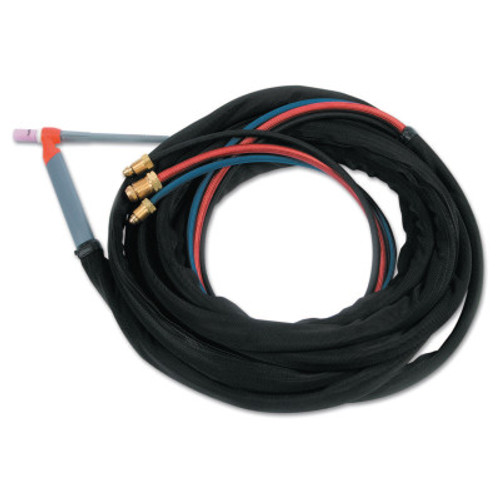 WeldCraft TIG Torch Water Cooled Kit, Angled Head, 25 ft Cable, 1 EA, #CS31025