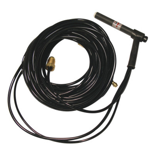 WeldCraft WP-22 Water Cooled Machine Tig Torch Kit, Angled Head, 3 ft Cable, 1 EA, #WP22A3