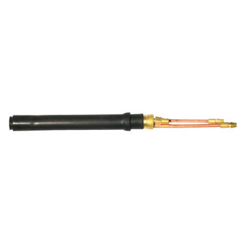 WeldCraft WP-25 Water Cooled Tig Torch Body, Straight Head, 3/4 in Handle, 1 EA, #WP25