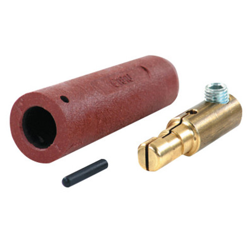 COOPER INTERCONNECT Cooper Cable Connector, Connector Red Female 8-4 Connection, 25 EA, #E101071