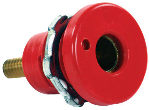 Cam-Lok F Series Connector, Female Receptacle Connection, #2-3/0 Cap., Red, 10 EA, #E1012301K