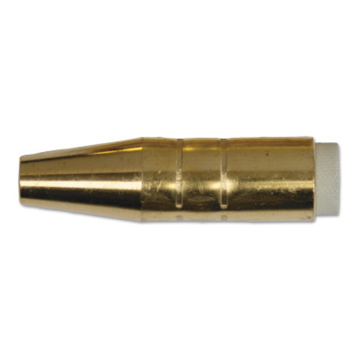 Best Welds Mig Nozzles, Tapered, 1/2 in, Air Cooled MIG Gun, Brass, 2 EA, #4295