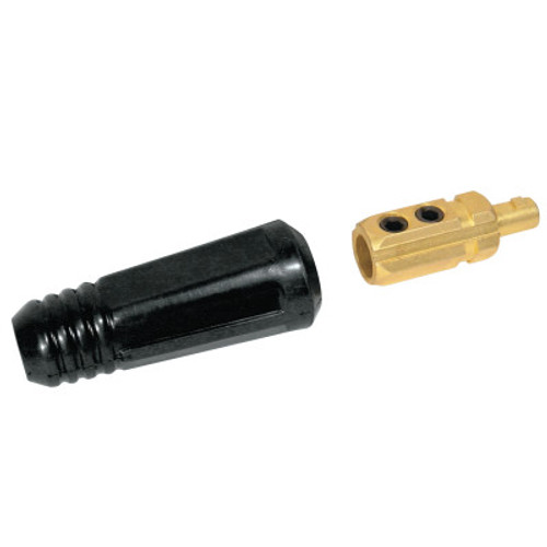 Best Welds Dinse Style Cable Plug and Socket, Male, Ball Point Connection, 2/0-3/0 Cap, 2 PK, #SK95
