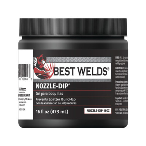 Best Welds Nozzle Dip Gel, 16 oz Jar, Blue, 1 EA, #905NOZZLEDIP