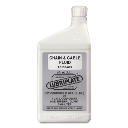 Lubriplate Chain & Cable Fluids, 2 lb Bottle, 12 EA, #L0135013