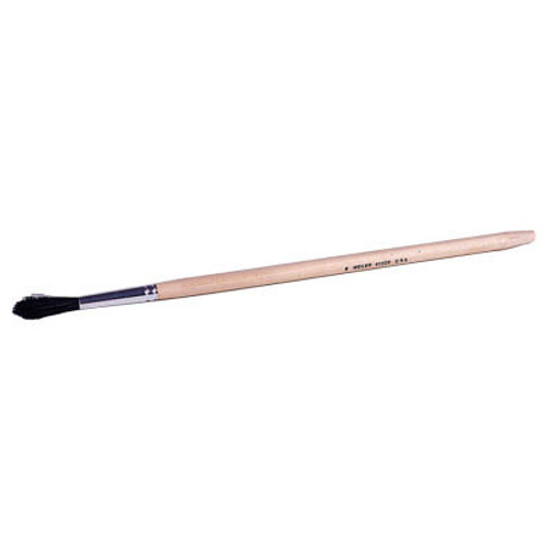 Weiler Bristle Marking Brushes, 9/32", 1 3/8 in trim, Wood handle, 12 EA, #41009