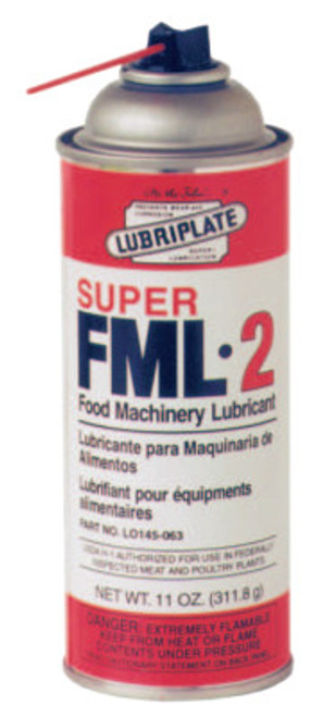 Lubriplate FML Series Multi-Purpose Food Grade Grease, 11 oz, Spray Can, 12 CN, #L0145063
