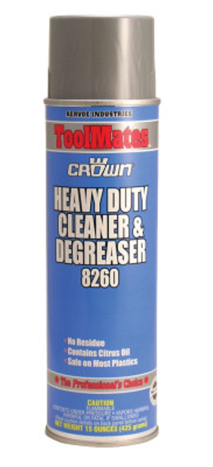 Aervoe Industries Crown Heavy Duty Cleaner/Degreaser, 20 oz Aerosol Can, 12 CN, #8260