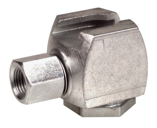 Alemite Button Head Coupler, Female/Female, 1/8 in, Standard pull-on type, 1 EA, #42030A