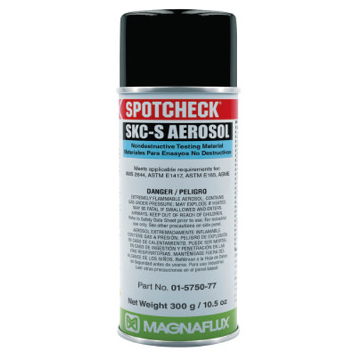 Magnaflux Spotcheck SKC-S, Cleaner and Remover, Aerosol Can, 16 oz, 12 CAN, #1575077