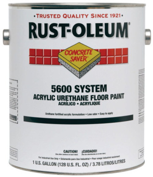 Rust-Oleum Industrial 5600 SYSTEM ACRY URET FLR PAINT SILVER GRAY 1-GA, 2 CA, #251291