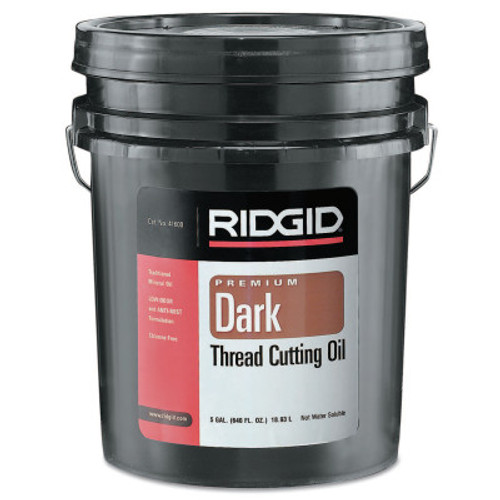 Ridgid Tool Company Thread Cutting Oils, Dark, 5 gal Pail, 5 PA, #41600