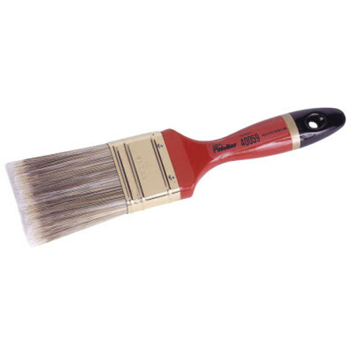 Weiler Varnish Brushes, 2" wide, 2 3/4 in trim, Poly/nylon, Foam handle, 12 CTN, #40059