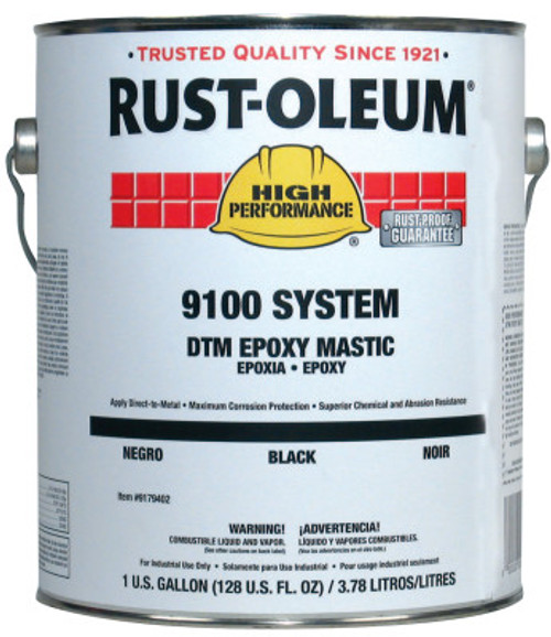 Rust-Oleum Industrial 402 BLACK HIGH PERFORMANCE EPOXY REQUIRES 91, 2 GA, #9179402