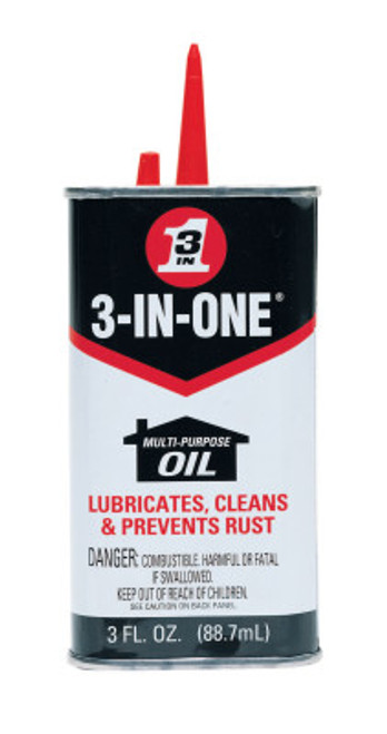 WD-40 3-IN-ONE Multi-Purpose Oils, 3 oz, Can, 24 CN, #10135