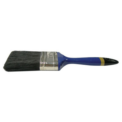 Weiler Varnish Brushes, 3" wide, 3 in trim, Black China/Nickel Ferrule, Foam handle, 12 EA, #40004