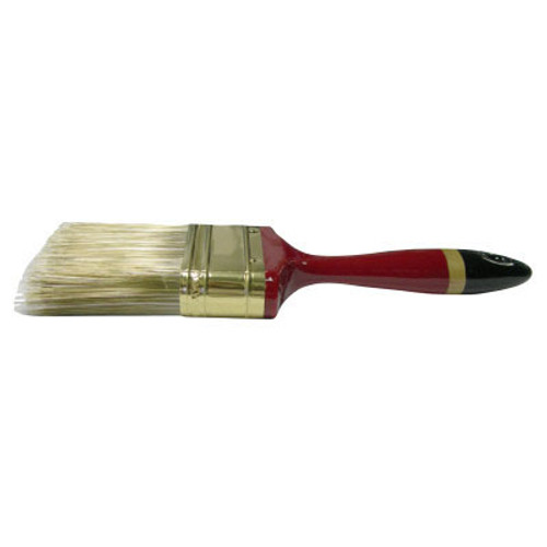 Weiler Varnish Brushes, 4" wide, 3" trim, Poly/Nylon/Brass Ferrule, Foam handle, 6 PK, #40106