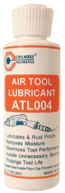 Coilhose Pneumatics Air Tool Lubricants, 4 oz, Bottle, 12 CS, #ATL004