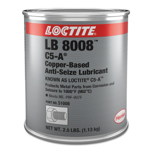 Loctite C5-A Copper Based Anti-Seize Lubricant, 2 1/2 lb Can, 1 CAN, #234204