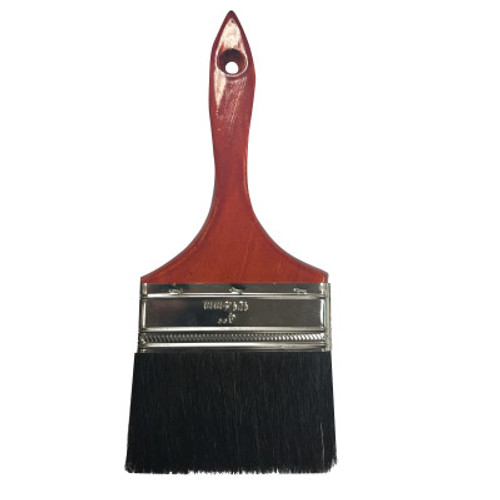 Magnolia Brush Industrial Paint Brushes, 2 in wide, 2 in trim, Black Bristle, Wood handle, 12 EA, #242