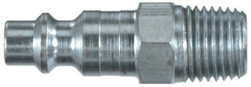 Lincoln Industrial Industrial/Milton Style Couplers & Nipples, Straight, 1 3/4 in, Male, 1/4 in, 1 EA, #630104