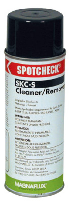 Magnaflux Spotcheck SKC-S, Liquid Cleaner/Remover, Can, 1 gal, 4 CS, #1575035