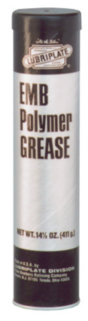 Lubriplate EMB High Speed Electric Motor Grease, 14-1/2 oz, Cartridge, 10 EA, #L0148098