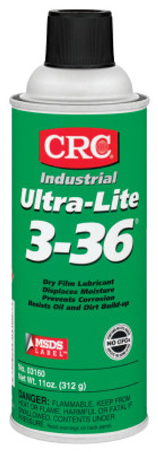 CRC Ultra-Lite 3-36 Lubricants, 16 oz Aerosol Can, 12 CAN, #3160