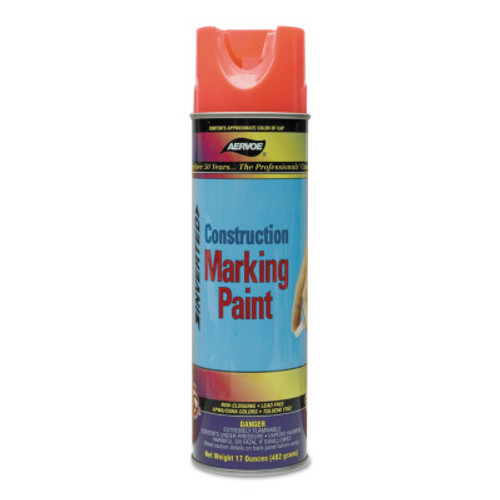 Aervoe Industries Construction Marking Paints, 20 oz , Green, 12 CAN, #259