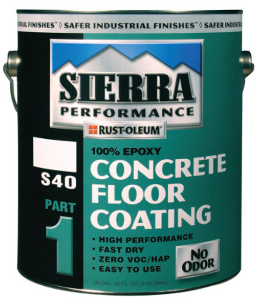 Rust-Oleum Industrial 1 Gal Floor Coating Base Gloss  Stn Clr, 2 GAL, #208084