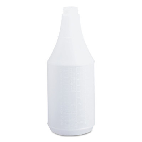 Boardwalk Embossed Spray Bottle, 24 oz, Clear, 24 CA, #BWK00024