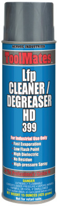 Aervoe Industries Low Flash Cleaners/Degreasers, 15 oz Aerosol Can, 12 EA, #399