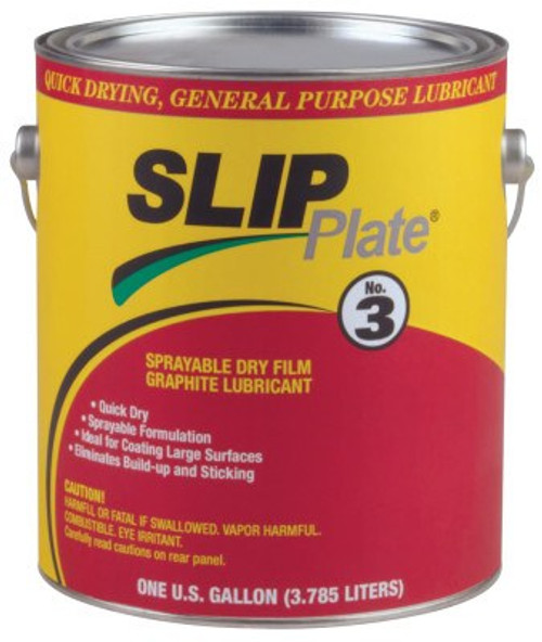 Precision Brand SLIP Plate No. 3 Dry Film Lubricants, 5 gal Pail, 1 EA, #45537