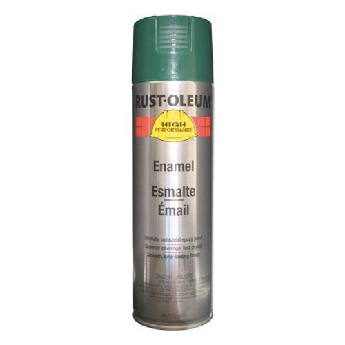 Rust-Oleum Industrial High Performance V2100 System Enamel Aerosols, 15 oz Aerosol, Dark Green, Gloss, 6 CN/CA, #V2137838