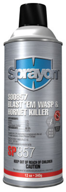 Krylon Industrial Blast'Em Wasp & Hornet Killer, 12 oz Aerosol, 12 CN, #S00857000