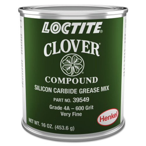Loctite CloverSilicon Carbide Grease Mix, 1 lb, Can, 600 Grit, 1 CAN, #233169