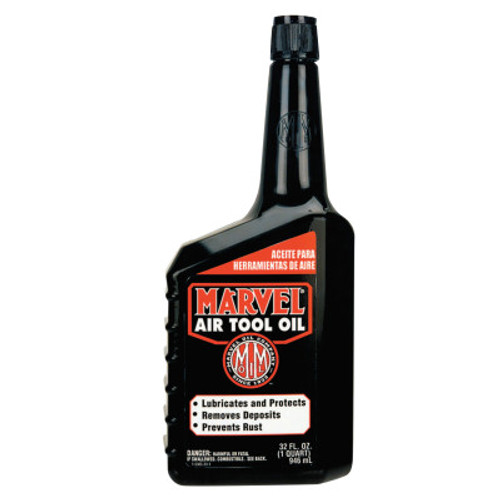 Turtle Wax Inc. Marvel Mystery Oil Air Tool Oils, 32 oz, Bottle, 6 CA, #MM85R1
