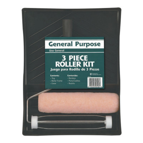 Krylon Industrial General Purpose 3 Piece Kits, 3/8 in Nap, 6 CA, #118522900