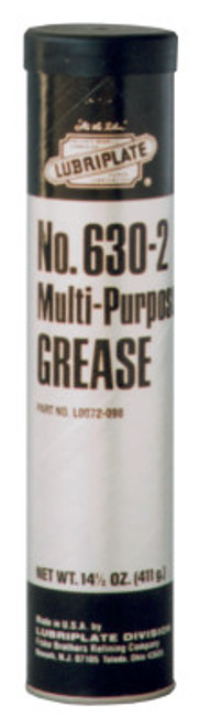 Lubriplate 630 Series Multi-Purpose Grease, 14 1/2 oz, Cartridge, 10 EA, #L0072098