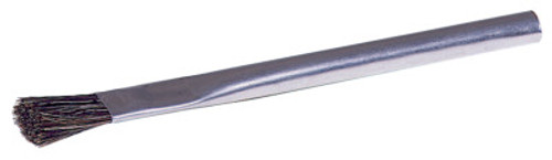 Weiler Acid/Flux Brushes, 3/8" wide, 3/4" trim, Black Horsehair, Tin Ferrule handle, 144 CTN, #44089