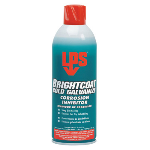 ITW Pro Brands Bright Coat Cold Galvanize Corrosion Inhibitor, 16 oz Aerosol Can, 12 CAN, #5916
