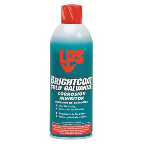 ITW Pro Brands Bright Coat Cold Galvanize Corrosion Inhibitor, 16 oz Aerosol Can, 12 CAN/CS, #5916