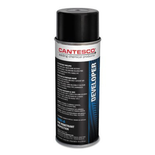 Cantesco Developer Dye Penetrants, Liquid Penetrant, Aerosol Can, 12 oz, 12 CN/CA, #D101A Cantesco Developer Dye Penetrants, Liquid Penetrant, Aerosol Can, 12 oz, 12 CN/CA, #D101A